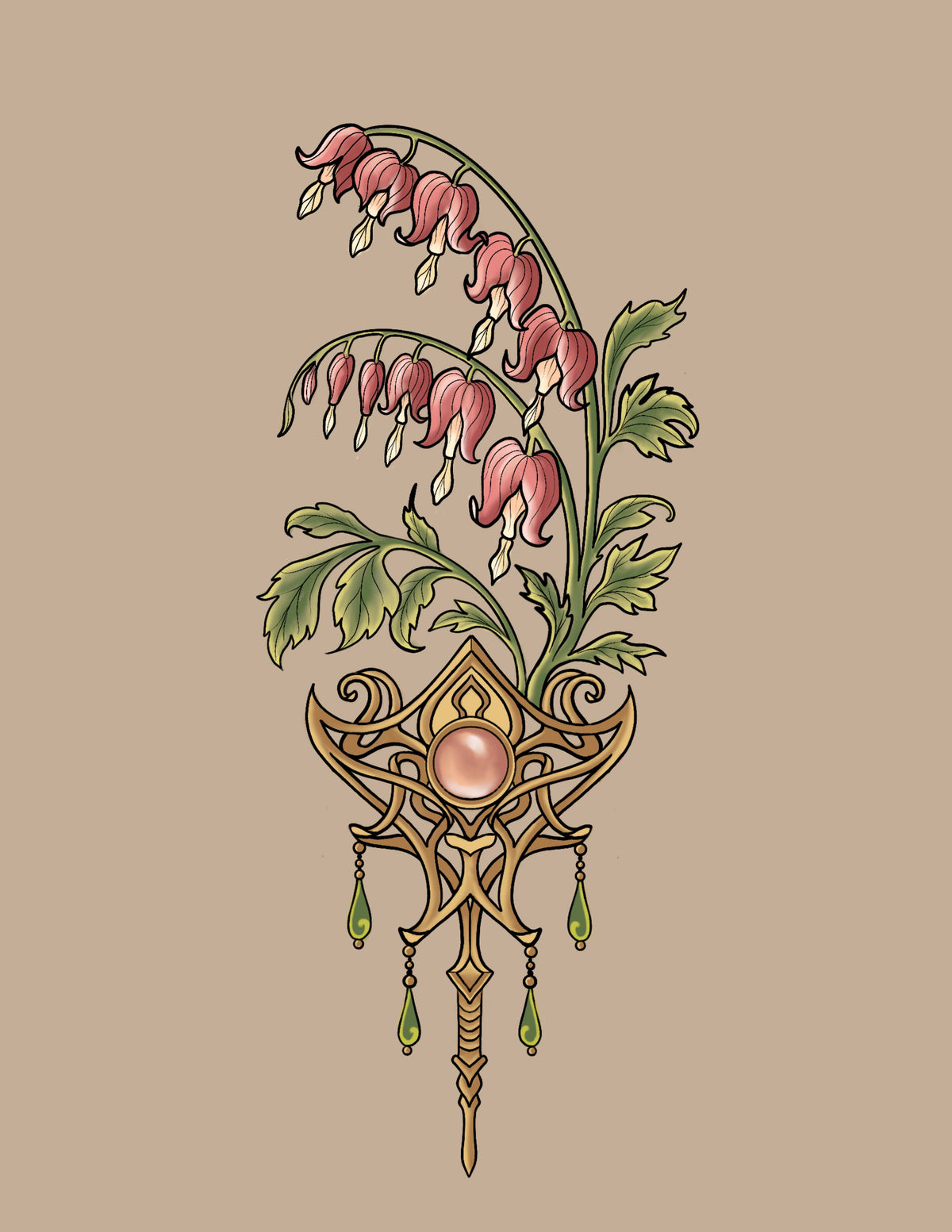 Bleeding Heart Amulet