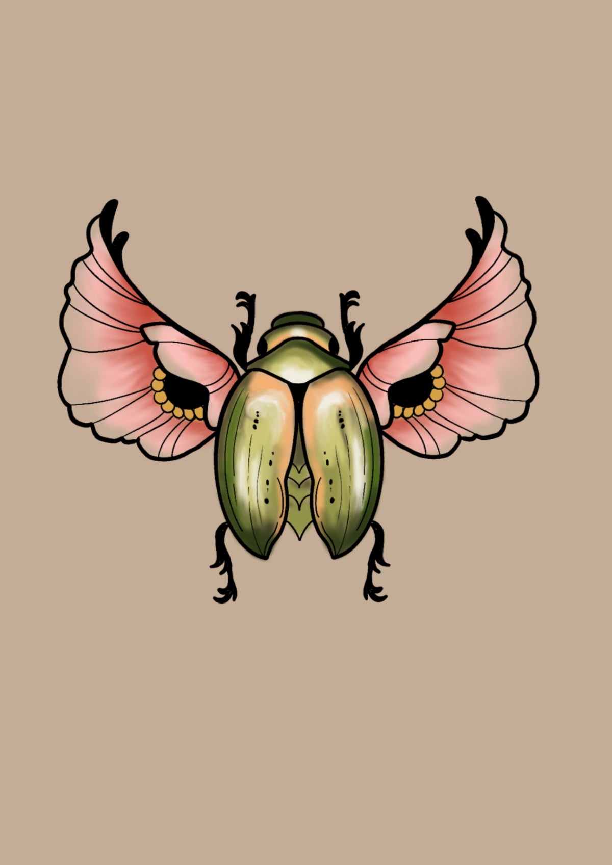 Winged Beetle